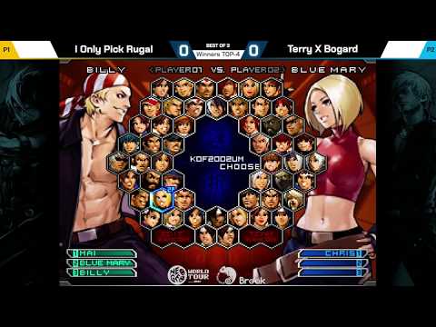 IOP Rugal vs Terry X Bogard - KOF 2002UM Neo Geo World Tour Special Stage Magfest Winners TOP-4