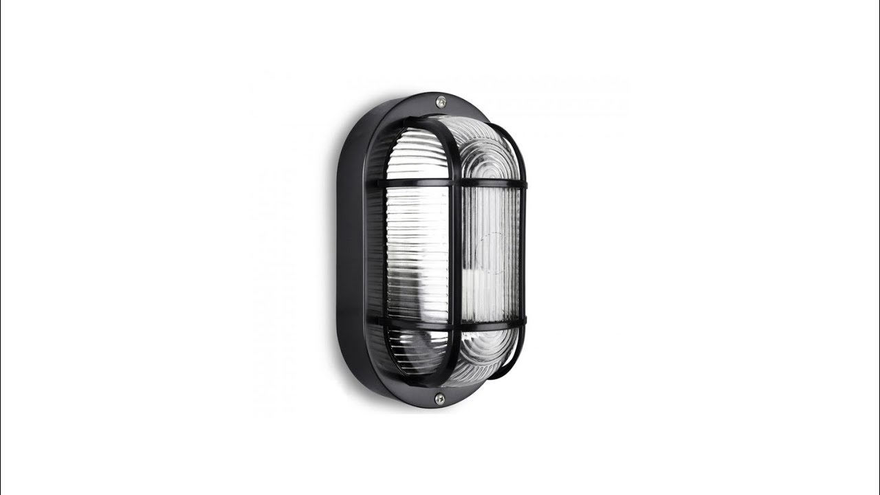 MiniSun Carnforth 40W Oval Outdoor Bulkhead Light Unboxing (UK)
