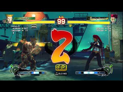 kabao-8 [Guile] vs. borukan [C. Viper] | SSF4 Arcade Edition