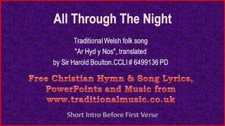 All Through The Night(corrected) - Welsh Lyrics & Music Video