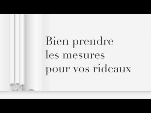 comment prendre mesure rideau