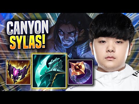 CANYON DOMINATING WITH SYLAS! - DK Canyon Plays Sylas JUNGLE vs Nidalee! | Season 2023
