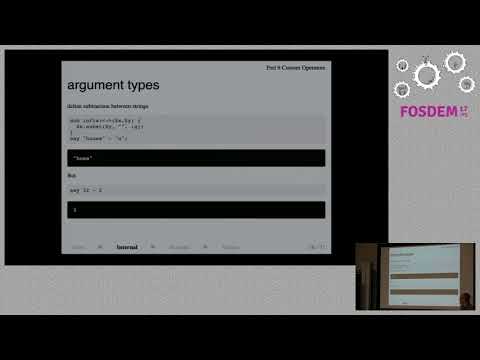 Informal Domain Specific Languages in Perl 6