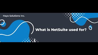 What is NetSuite used for?