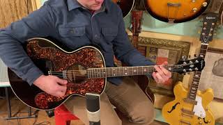 Video thumbnail for 1990 Epiphone SQ-180 Everly Brothers mini-jumbo guitar by Jake Wildwood & Co