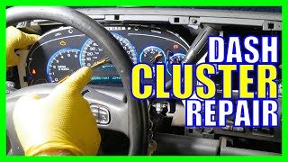 How To Repair Chevy Truck Dash Cluster - [RYOBI SOLDER IRON]