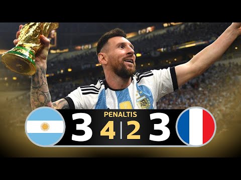 ⚽🔥 MESSI DESTROYS MBAPPE HAT-TRICK AND BECOMES WORLD CHAMPION 🇦🇷 🇫🇷