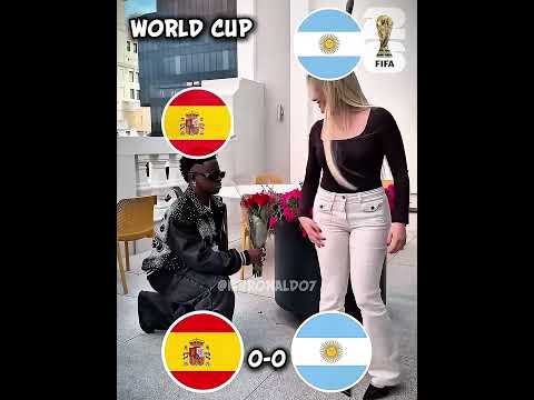 Spain Silences Messi! 1-0 World Cup Win 🔥 #shorts #football