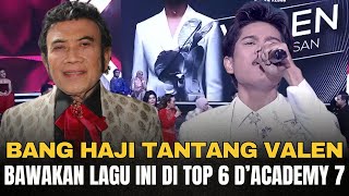Download lagu KING OF DANGDUT RHOMA IRAMA CHALLENGES VALEN PAMEKASAN TO SING THIS SONG AT TOP 6 D'ACADEMY 7 IND... mp3