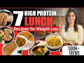 7 High Protein Veg LUNCH RECIPES For Weight Loss By GunjanShouts