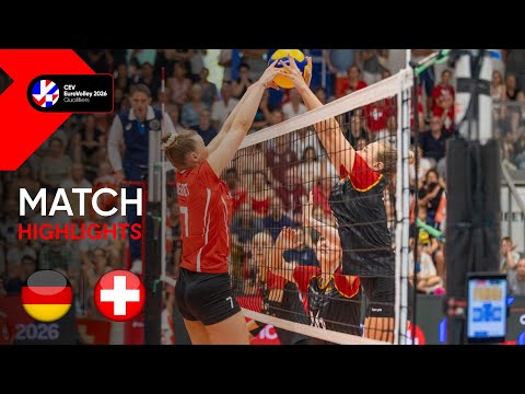 Highlights | Germany vs. Switzerland | CEV EuroVolley 2026 | Qualification Phase W | Pool A