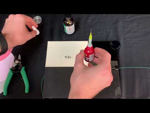 Terminating a Fiber Optic Cable with an ST Connector