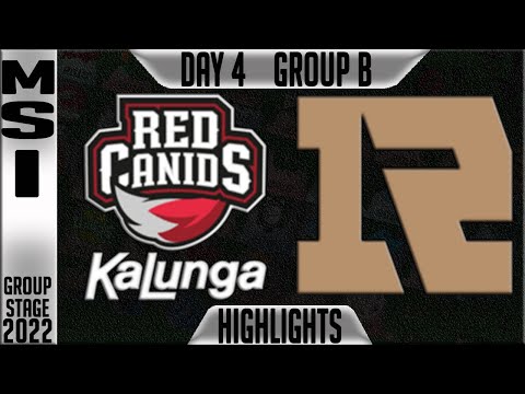 RED vs RNG Highlights | MSI 2022 Day 4 Group B | RED Canids vs Royal Never Give Up