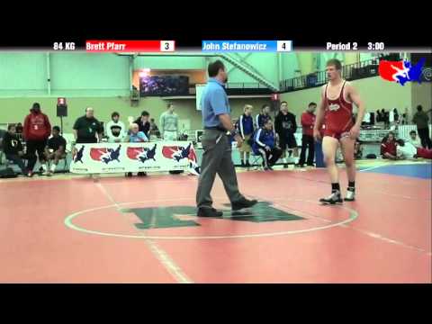 Brett Pfarr vs. John Stefanowicz at 2013 ASICS University Nationals - GR