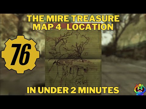 How to Find The Mire Treasure map 4 in #fallout76 #fallout76guide