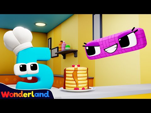 5's Pancake Place | Adding | Subtraction | Learn to Count