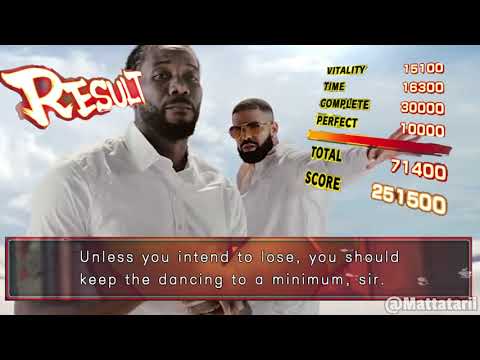 Drake and Kawhi Street Fighter Victory Screen