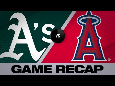 Chapman drives in 6, leads rout of Angels | A's-Angels Game Highlights 6/30/19