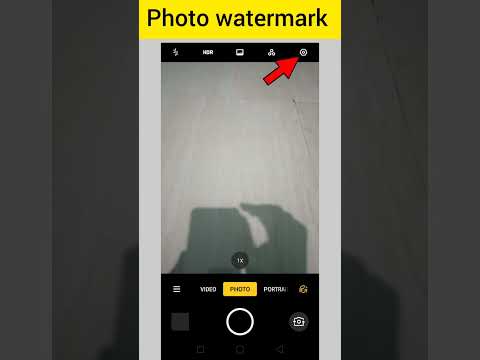 Camera watermark name
