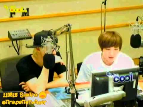 110815 Sukira Eunhyuk&Leeteuk dancing to Bubble Pop