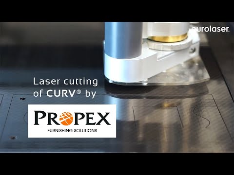Laserschneiden von Propex CURV® - Selbstverstärkte thermoplastische Prepregs