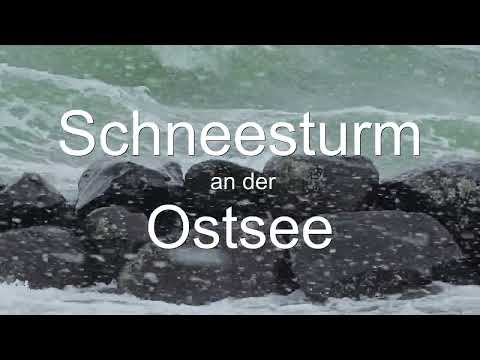 2023 02 25 Schneesturm an der Ostsee