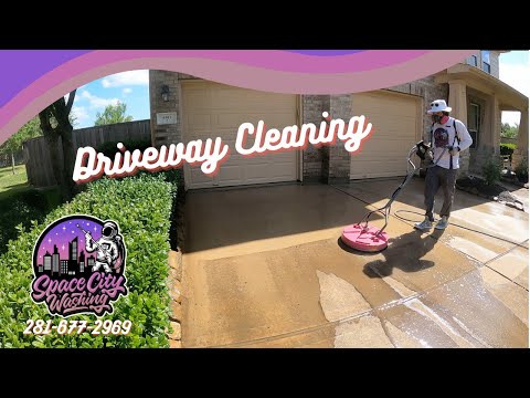 Space City Washing soft washing video demonstration in Spring TX