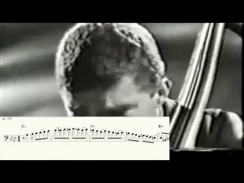 Scott LaFaro Bass Solo Transcription  - Cherry