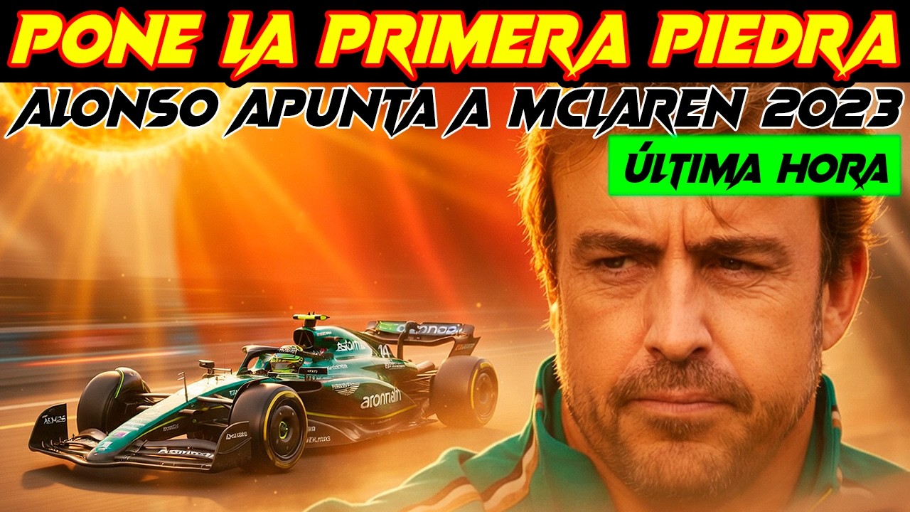 ALONSO PONE LA 1ª PIEDRA DE LA RECUPERACIÓN DE ASTON MARTIN F1 EN JAPÓN Y CONFÍA EN UN MCLAREN 2023