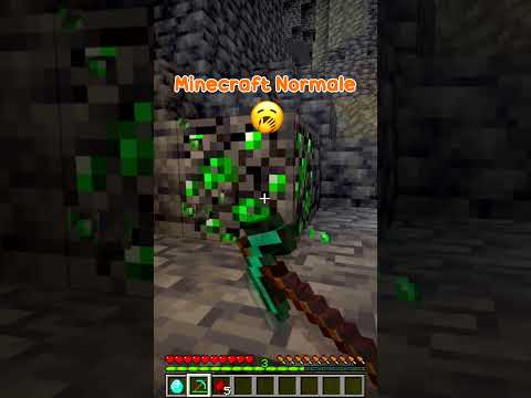 Minecraft Normale vs Realistico