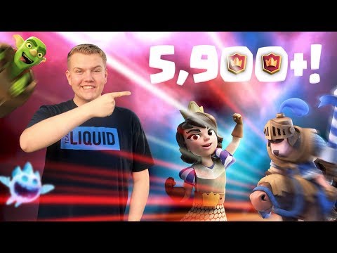 5,900+! Quick Cycle Prince Log Bait Deck! LIVE Ladder Gameplay - Clash Royale