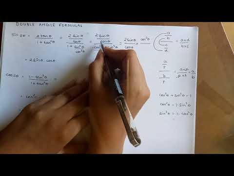 Double angle formulas