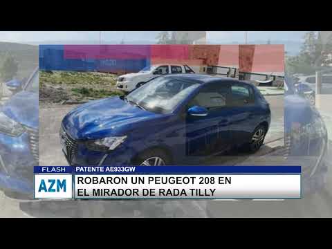 ROBARON UN PEUGEOT 208 EN EL MIRADOR DE RADA TILLY