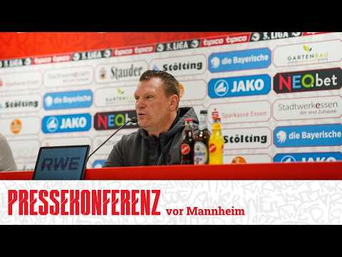 Press conference ahead of SV Waldhof Mannheim | Matchday 27 | #alwaysRWEit #onlytheRWE