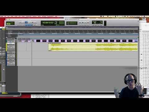 Working on a film score.