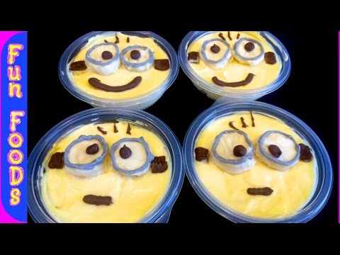 Minion Pudding - How to Make Easy Banana Pudding