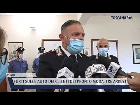 2022-05-26 PRATO - FURTI SULLE AUTO DEI CLIENTI DEI PRONTO MODA, TRE ARRESTI