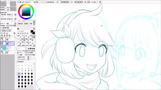 ポケモンのミヅキとリーリエ描いてみた
