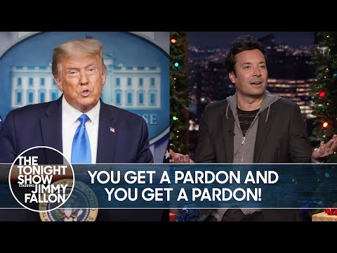 特朗普想赦免所有他認識的人｜《今夜秀》｜《今夜秀》。 (Trump Wants to Pardon Everybody He Knows | The Tonight Show)