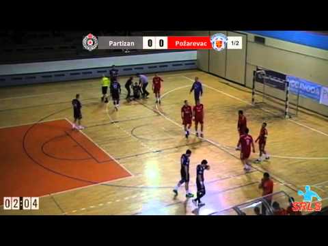 20.02.2016. RK Partizan - MRK Pozarevac - 1. poluvreme / XIV kolo SARLS