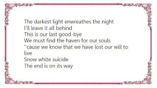 Entwine - Snow White Suicide Lyrics