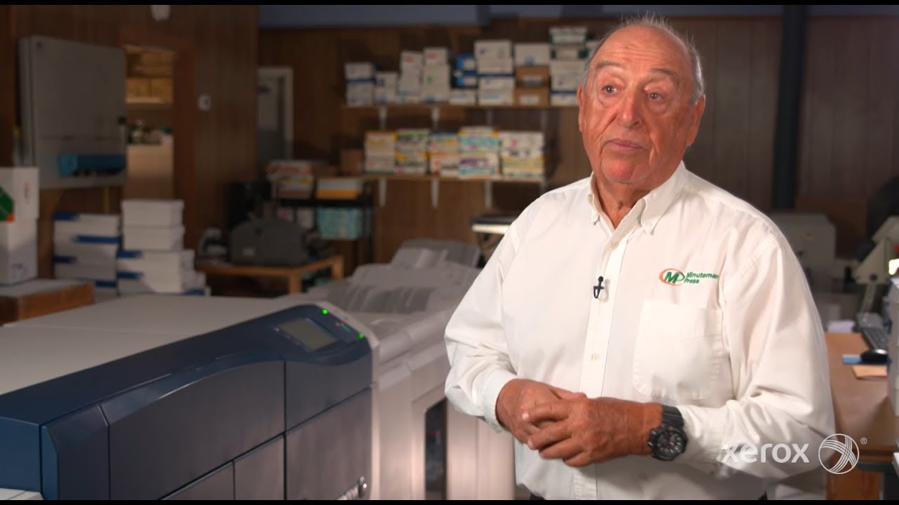 Minuteman Press évalue la gamme de presses Xerox Versant YouTube Vidéo