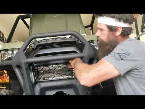 Can am defender front bumper install