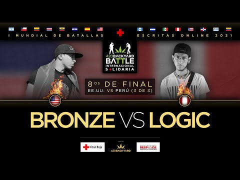 BRONZE vs LOGIC. 8os (EE.UU. vs PE 3 de 3) 420 Backyard Battle. I Mundial de batallas escritas 2021