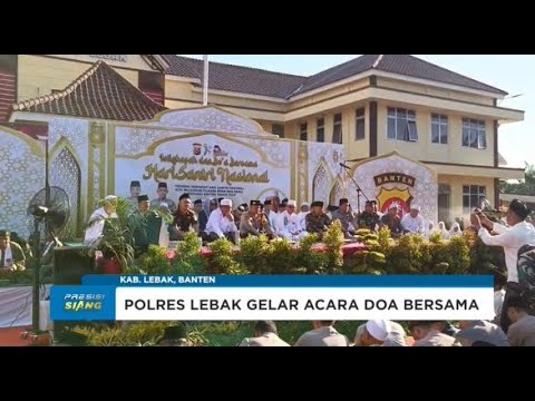 POLRES LEBAK GELAR DOA BERSAMA SAMBUT HARI SANTRI NASIONAL 2024