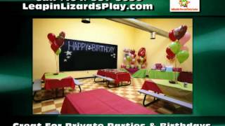 preview picture of video 'Birthday Parties in Decatur GA - Leapin' Lizards'