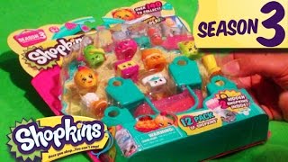 Shopkins Season 3 Opening/Unboxing 12 Pack ULTRA RARE, SPECIAL EDITION Polished Pearl!