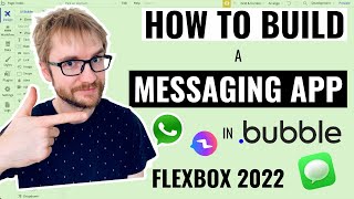 Download the video "How to build a MESSAGING app in Bubble - Flexbox 2022 - Bubble Tutorial"