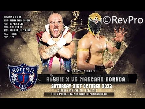 Robbie X vs Mascara Dorada / British J Cup 2023 Semi Final / RevPro British J Cup 2023 / WWE 2K23
