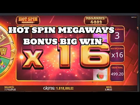 HOT SPIN MEGAWAYS BONUS BIG WIN
